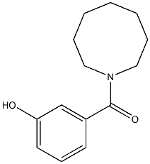 3-(azocan-1-ylcarbonyl)phenol Struktur