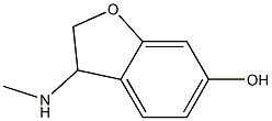 3-(methylamino)-2,3-dihydro-1-benzofuran-6-ol Struktur