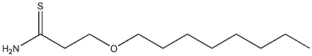 3-(octyloxy)propanethioamide Struktur