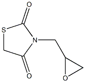 3-(oxiran-2-ylmethyl)-1,3-thiazolidine-2,4-dione Struktur