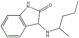 3-(pentan-2-ylamino)-2,3-dihydro-1H-indol-2-one Struktur