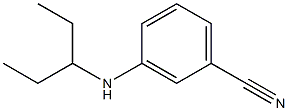 3-(pentan-3-ylamino)benzonitrile Struktur