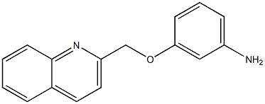 3-(quinolin-2-ylmethoxy)aniline Struktur