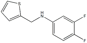 3,4-difluoro-N-(thiophen-2-ylmethyl)aniline Struktur