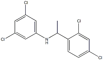 3,5-dichloro-N-[1-(2,4-dichlorophenyl)ethyl]aniline Struktur