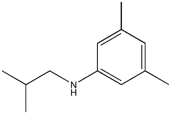 3,5-dimethyl-N-(2-methylpropyl)aniline Struktur