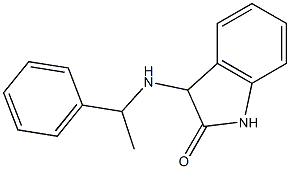 3-[(1-phenylethyl)amino]-2,3-dihydro-1H-indol-2-one Struktur