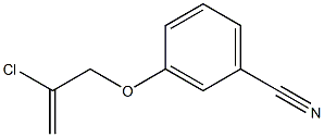 3-[(2-chloroprop-2-enyl)oxy]benzonitrile Struktur