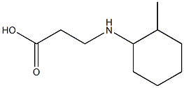 3-[(2-methylcyclohexyl)amino]propanoic acid Struktur