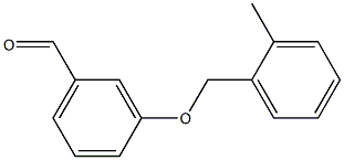 3-[(2-methylphenyl)methoxy]benzaldehyde Struktur