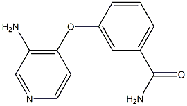 3-[(3-aminopyridin-4-yl)oxy]benzamide Struktur