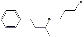 3-[(4-phenylbutan-2-yl)amino]propan-1-ol Struktur