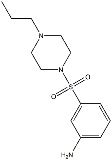 3-[(4-propylpiperazin-1-yl)sulfonyl]aniline Struktur