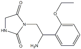 3-[2-amino-2-(2-ethoxyphenyl)ethyl]imidazolidine-2,4-dione Struktur