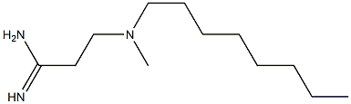 3-[methyl(octyl)amino]propanimidamide Struktur