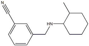 3-{[(2-methylcyclohexyl)amino]methyl}benzonitrile Struktur