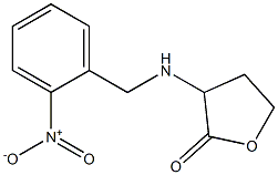 3-{[(2-nitrophenyl)methyl]amino}oxolan-2-one Struktur