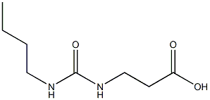 3-{[(butylamino)carbonyl]amino}propanoic acid Struktur