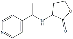 3-{[1-(pyridin-4-yl)ethyl]amino}oxolan-2-one Struktur