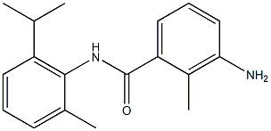 3-amino-2-methyl-N-[2-methyl-6-(propan-2-yl)phenyl]benzamide Struktur