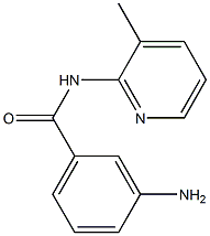 3-amino-N-(3-methylpyridin-2-yl)benzamide Struktur