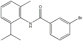 3-bromo-N-(2-isopropyl-6-methylphenyl)benzamide Struktur