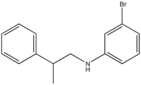 3-bromo-N-(2-phenylpropyl)aniline Struktur