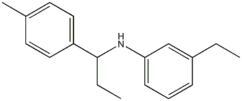 3-ethyl-N-[1-(4-methylphenyl)propyl]aniline Struktur