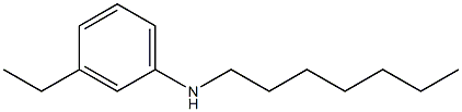 3-ethyl-N-heptylaniline Struktur