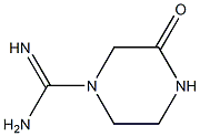 3-oxopiperazine-1-carboximidamide Struktur