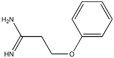 3-phenoxypropanimidamide Struktur