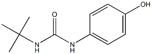 3-tert-butyl-1-(4-hydroxyphenyl)urea Struktur