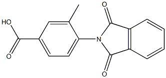 4-(1,3-dioxo-1,3-dihydro-2H-isoindol-2-yl)-3-methylbenzoic acid Struktur