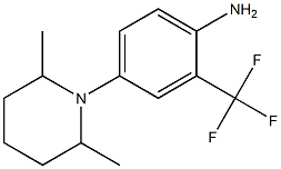 4-(2,6-dimethylpiperidin-1-yl)-2-(trifluoromethyl)aniline Struktur