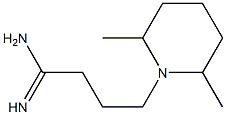 4-(2,6-dimethylpiperidin-1-yl)butanimidamide Struktur