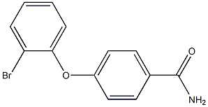 4-(2-bromophenoxy)benzamide Struktur