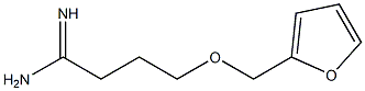 4-(2-furylmethoxy)butanimidamide Struktur