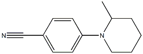 4-(2-methylpiperidin-1-yl)benzonitrile Struktur