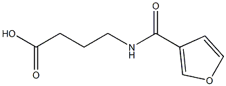 4-(3-furoylamino)butanoic acid Struktur