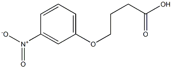 4-(3-nitrophenoxy)butanoic acid Struktur