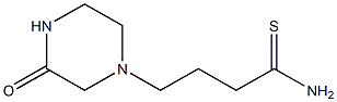 4-(3-oxopiperazin-1-yl)butanethioamide Struktur