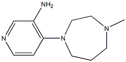 4-(4-methyl-1,4-diazepan-1-yl)pyridin-3-amine Struktur