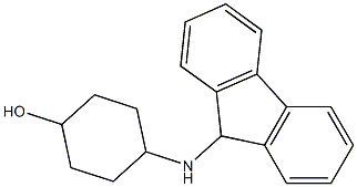 4-(9H-fluoren-9-ylamino)cyclohexan-1-ol Struktur