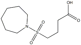 4-(azepane-1-sulfonyl)butanoic acid Struktur