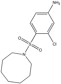 4-(azocane-1-sulfonyl)-3-chloroaniline Struktur