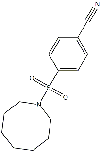 4-(azocane-1-sulfonyl)benzonitrile Struktur