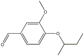 4-(butan-2-yloxy)-3-methoxybenzaldehyde Struktur