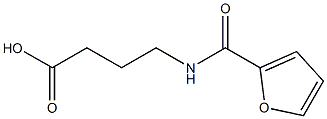 4-(furan-2-ylformamido)butanoic acid Struktur