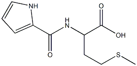 4-(methylsulfanyl)-2-(1H-pyrrol-2-ylformamido)butanoic acid Struktur