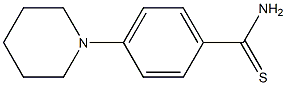 4-(piperidin-1-yl)benzene-1-carbothioamide Struktur